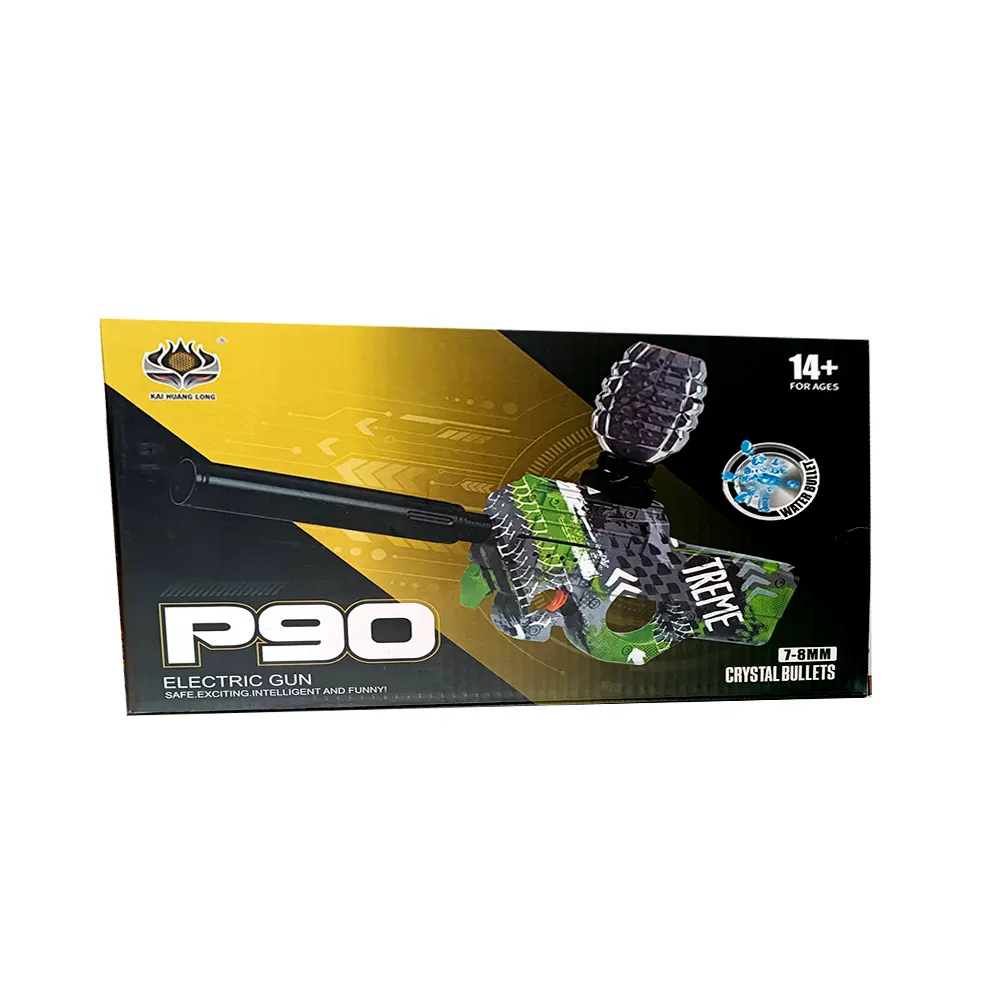 تفنگ تیر ژله ای شارژی کد p90